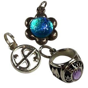 Necklace Bracelet Charms Lot of 3 Interchangeable Jewelry Item